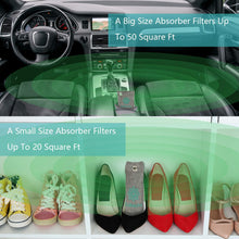 Load image into Gallery viewer, Air Purifying Bamboo Charcoal Bags | 12-Pack Kit | Odor Eliminator, Eco-Friendly