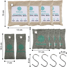 Load image into Gallery viewer, Air Purifying Bamboo Charcoal Bags | 12-Pack Kit | Odor Eliminator, Eco-Friendly