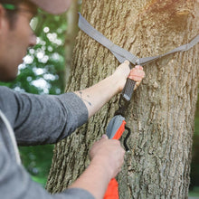 Load image into Gallery viewer, Tree Friendly Hammock Suspension Straps: Silverback Non Stretch Strap System