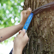 Load image into Gallery viewer, Tree Friendly Hammock Suspension Straps: Silverback Non Stretch Strap System